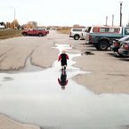 William in puddle